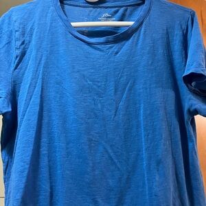 J. Crew Classic Blue Short Sleeve Tee Women’s size M